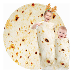 40" Baby Burrito Tortilla Throw Blankets