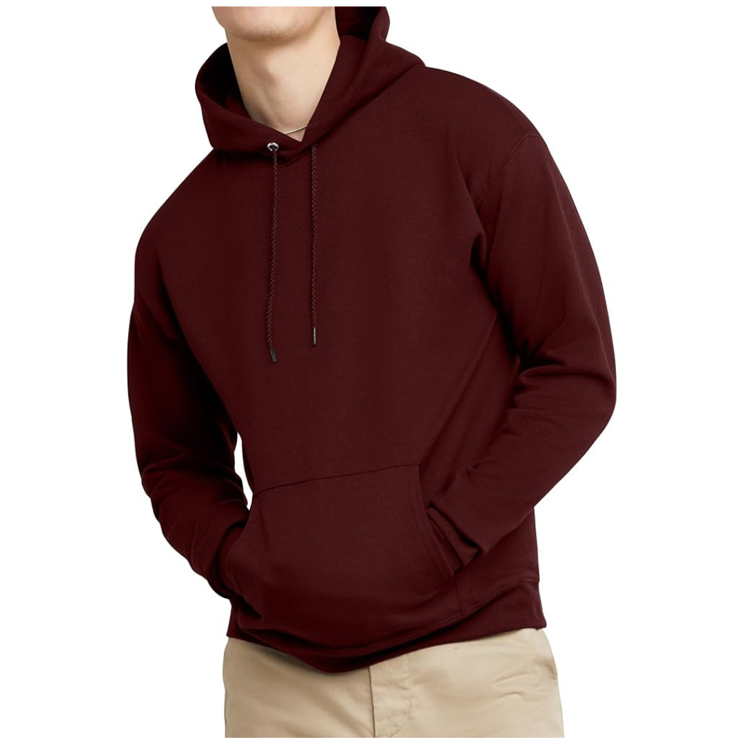 Hanes Men's EcoSmart Fleece Long Sleeve Hooded Sweatshirt (Various)