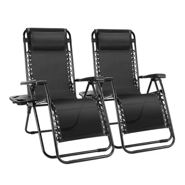 2-Pack EDX Outdoor Zero Gravity Lounge Chair (2 Colors)