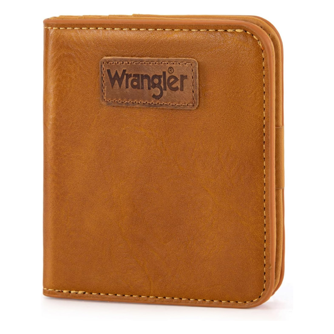 Wrangler Womens RFID Blocking Slim Card Case With Coin Purse