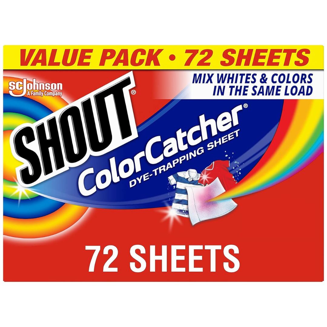 72-Count Shout Color Catchers For Laundry