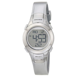 Armitron Sport Women's 45/7012SIL Digital Chronograph Silver-Tone Resin Strap Watch