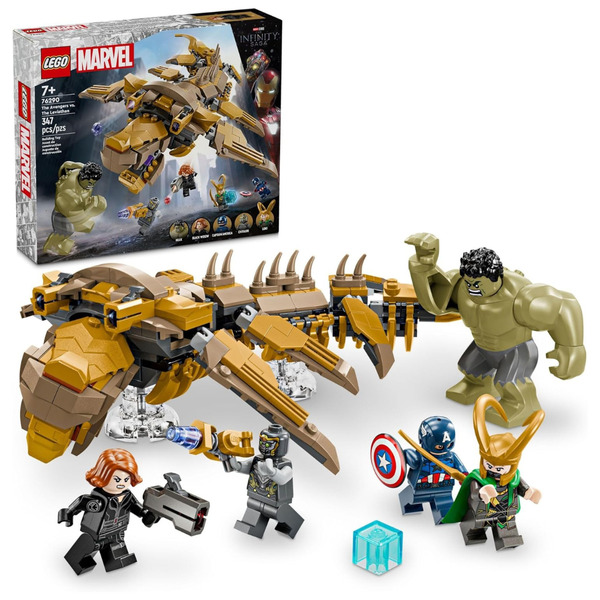 347-Pieces LEGO 76290 Marvel The Avengers Vs. The Leviathan Superhero Toy