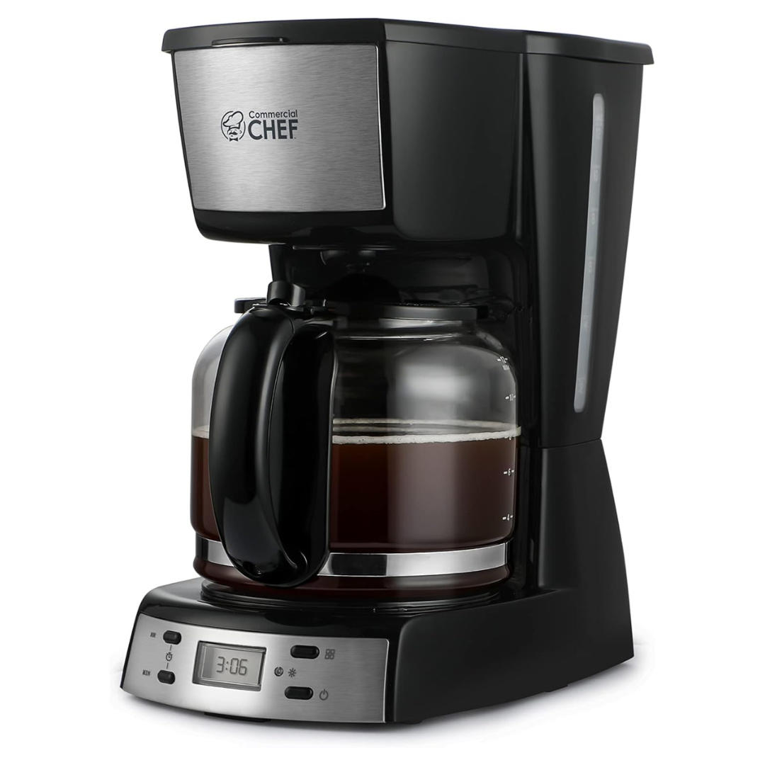 Betty Crocker BC-2809CB 12-Cup Stainless Steel Coffee Maker