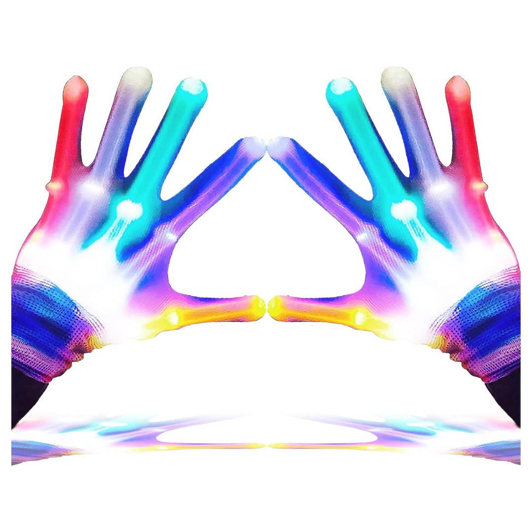 Finger LED Light Gloves With 5 Colors/6 Modes