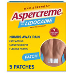 5-Count Aspercreme Max Strength Lidocaine Pain Relief Patch