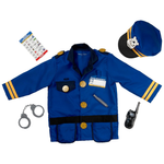 8-Piece Melissa & Doug Police Officer Costume Dress-Up Set For Kids