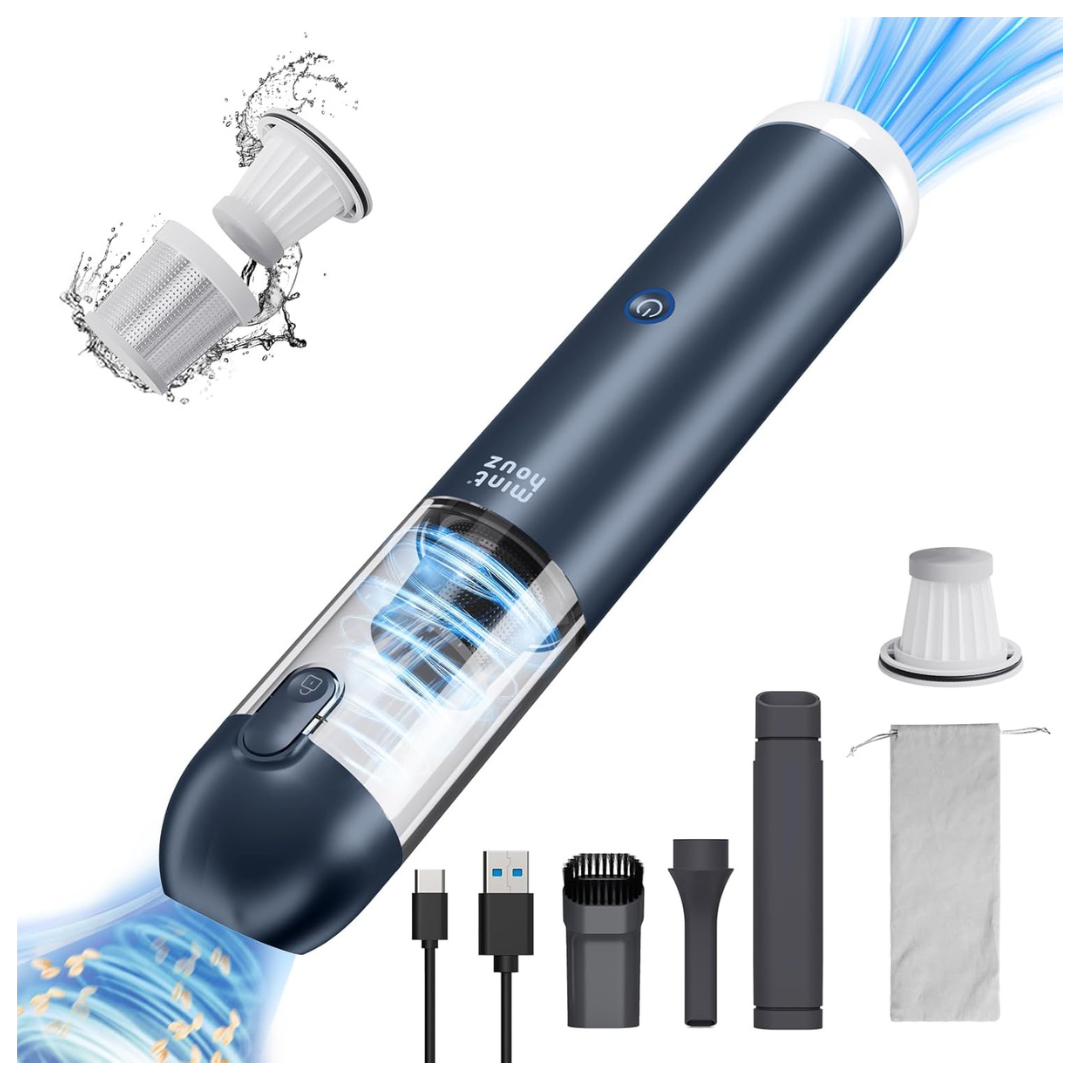 17000Pa 120W Cordless Handheld Car Vacuum Cleaner W/ Blower (3 Colors)