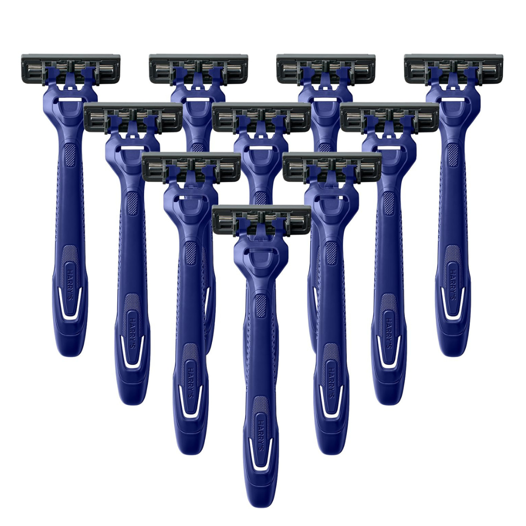 10-Count Harry's 3-Blade Men's Disposable Razors
