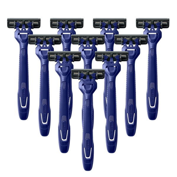 10-Count Harry's 3-Blade Men's Disposable Razors