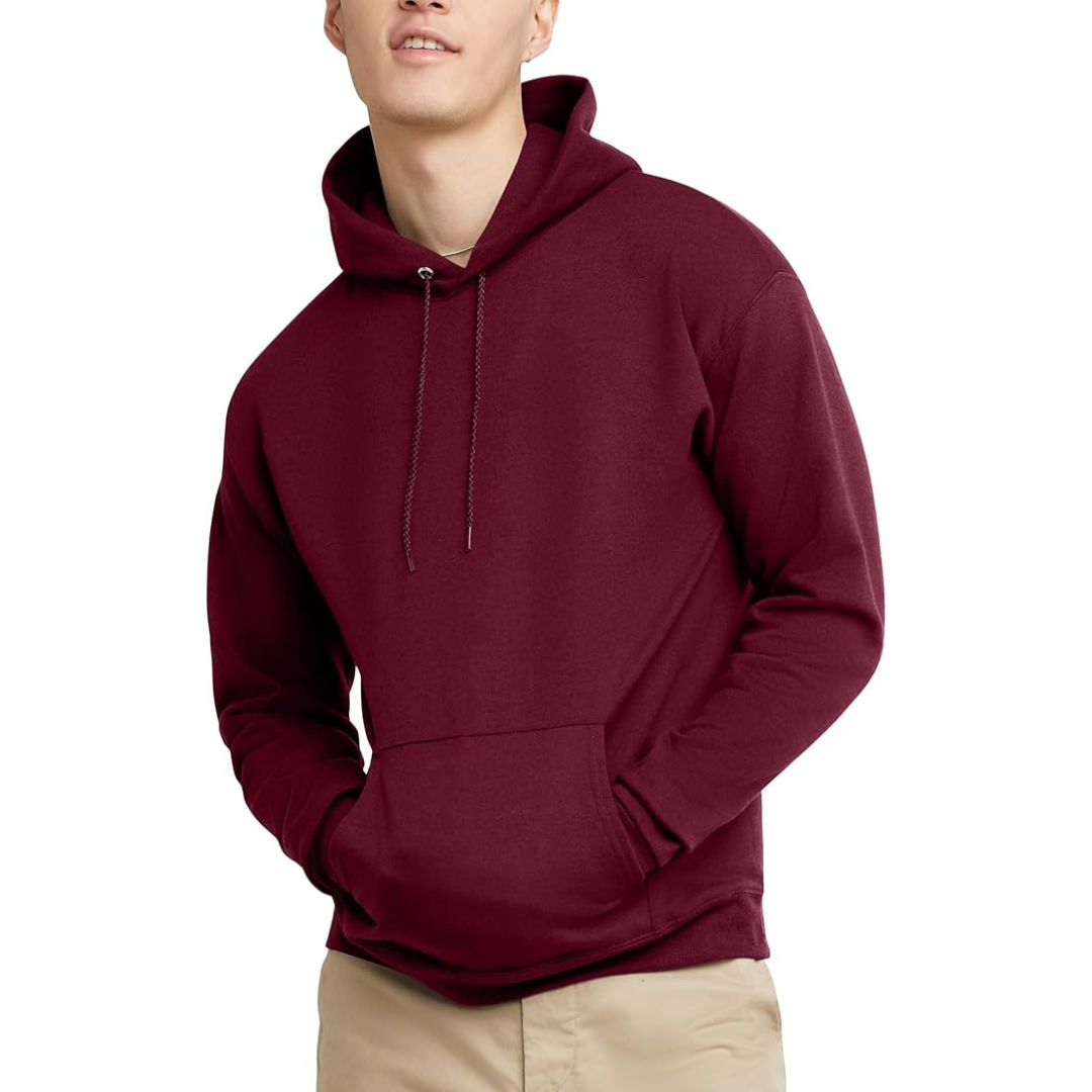 Hanes Men's Pullover Ecosmart Hooded Sweatshirt (Various)