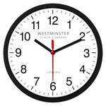 8" Quartz Non-Ticking/Battery Operated Wall Clock