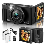 Jexylon FC003 80MP 5K 18X Zoom Digital Camera w/ 32GB Card & Flash