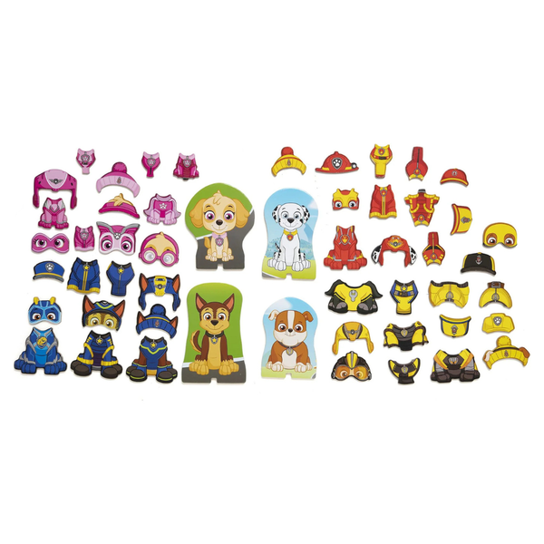 64-Pieces Melissa & Doug PAW Patrol Wooden Magnetic Pretend Play