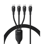 Baseus 3-in-1 USB-C Nylon Braided Fast Multi Charging Cable