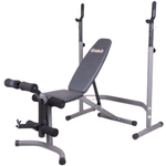 2-Piece Body Champ Weight Bench & Squat Rack Stand