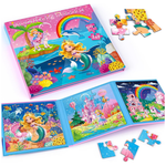 3-in-1 Mermaid Princess Unicorn Magnetic Puzzles