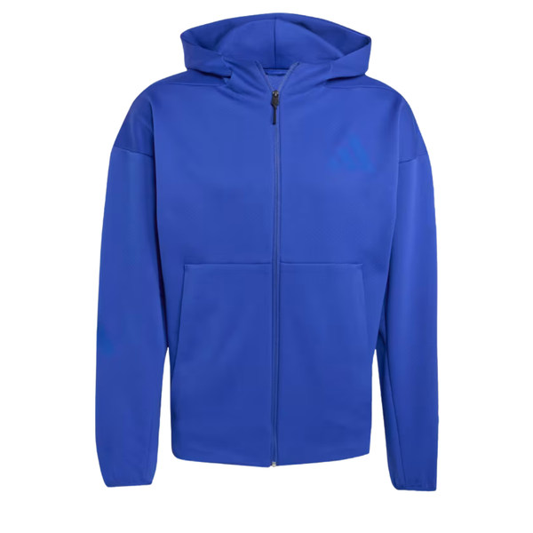 Adidas Men's Z.N.E. Classic-Fit Zip-Front Logo Hoodie