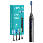 Coslus 5-Modes Sonic Electric Toothbrush W/ 2-Types Of 4-Brush Heads