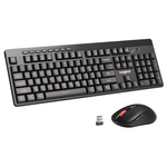 Wireless Keyboard And Mouse Combo With 8 Additional Shortcuts