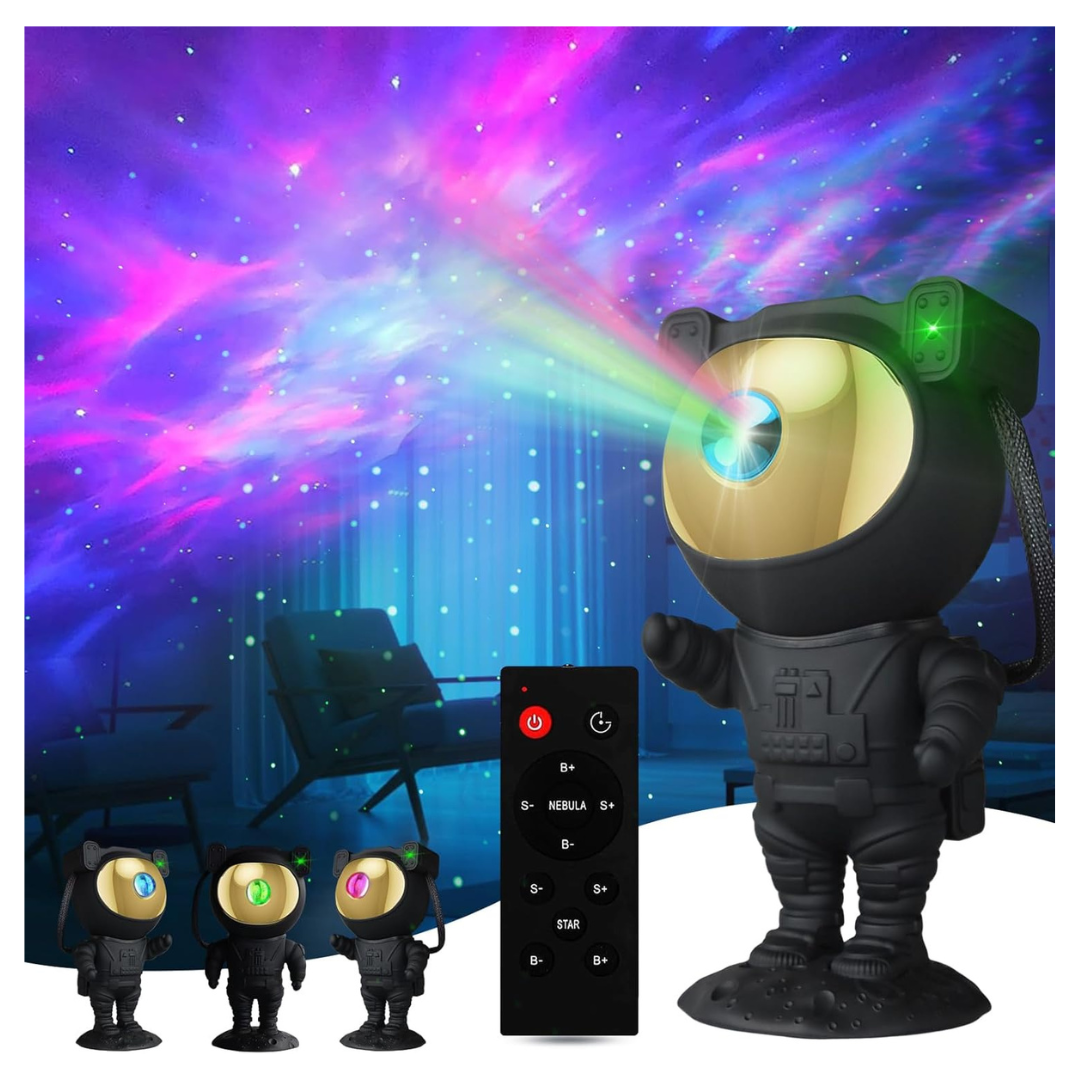 Astronaut Star Galaxy Projector Space Starry Night Light W/ Remote