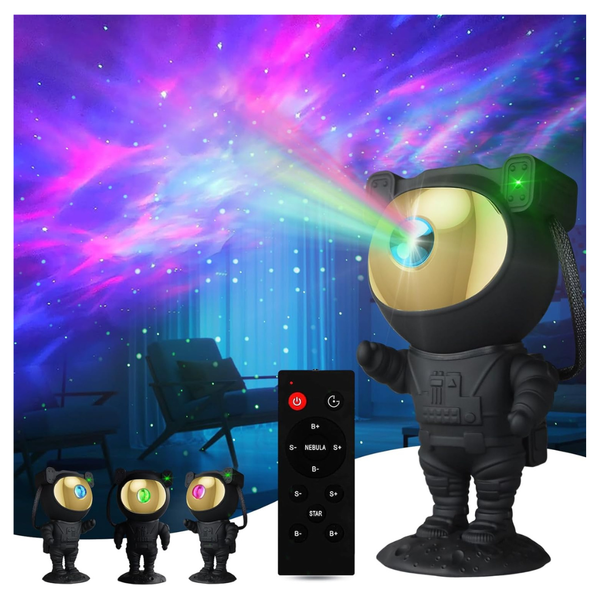 Astronaut Star Galaxy Projector Space Starry Night Light W/ Remote