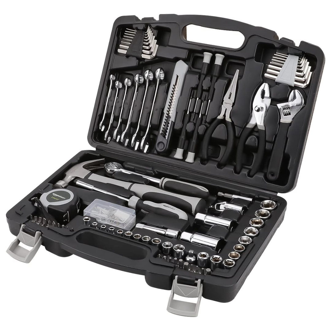 AmazonBasics 131-Piece General Household Hand Tool Set