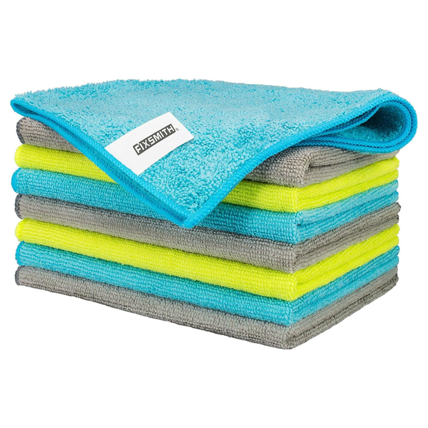 8-Pack 12" x 16" Absorbent Microfiber Cleaning Cloth