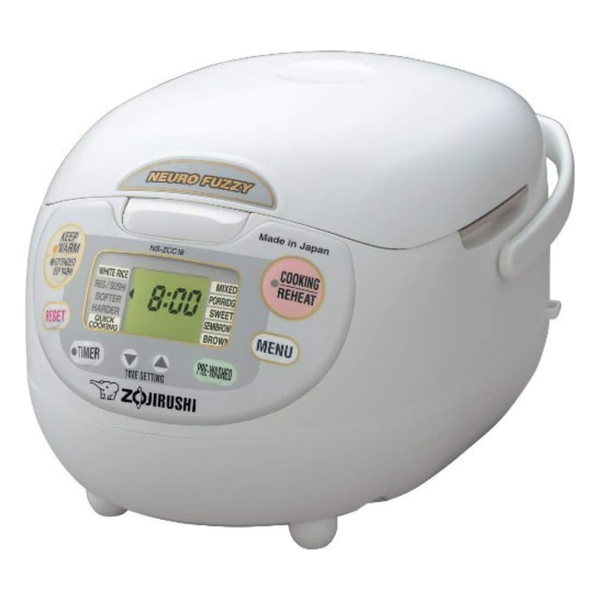Zojirushi 10 Cup Neuro Fuzzy Rice Cooker & WaZojirushi 10 Cup Neuro Fuzzy Rice Cooker & Warmerrmer
