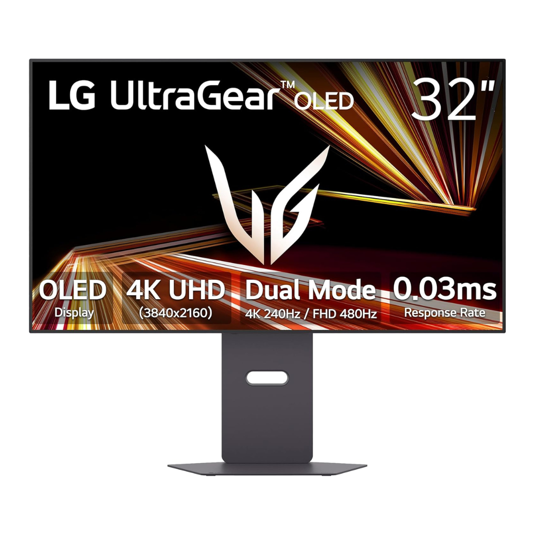 32" LG 32GX870A-B 4K UHD 240Hz 0.03ms HDR OLED Freesync and G-SYNC Compatible Gaming Monitor