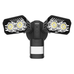 Sansi 18-Watt White Motion Activated Outdoor Integrated LED Flood Light