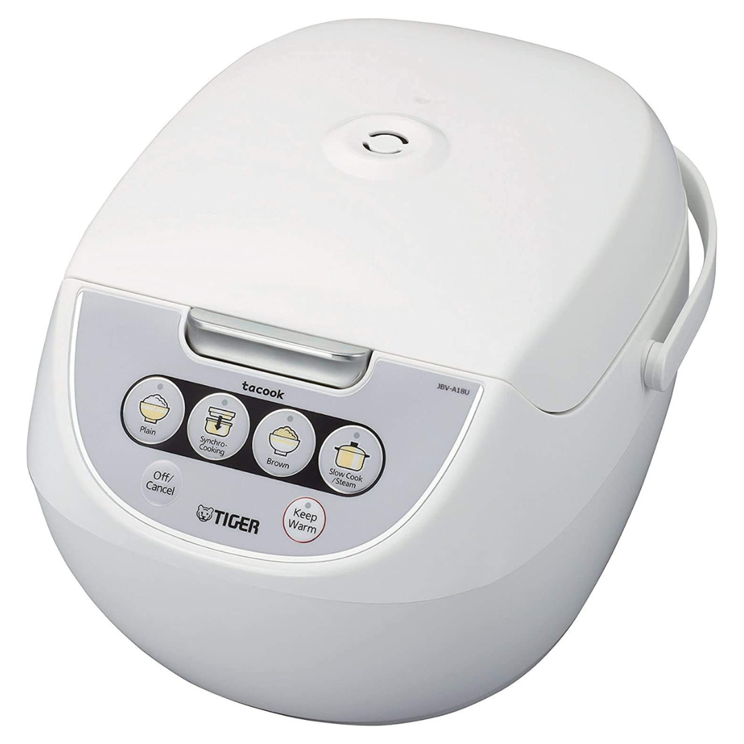 Tiger 10-Cup Micom Rice Cooker With Food Steamer & Slow Cooker