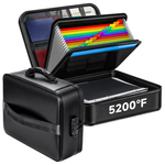 5200 Deg.F Fireproof & Waterproof Document File Organizer Bag W/ Lock