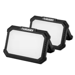 2-Pack Husky 1200 Lumens Rechargeable Magnetic Utility Light