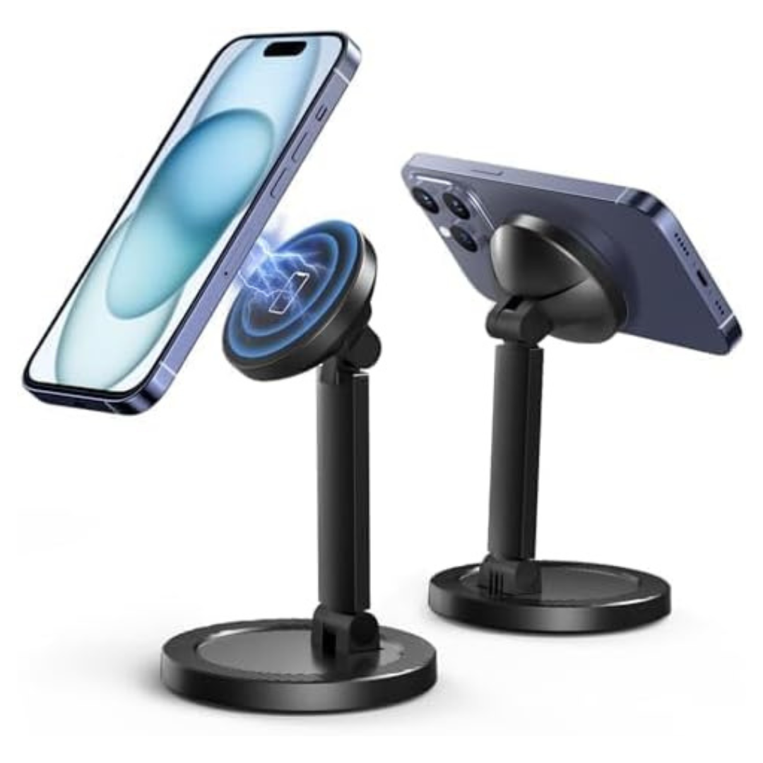 Magnetic iPhone Holder With 360deg. Rotation & Foldable Design