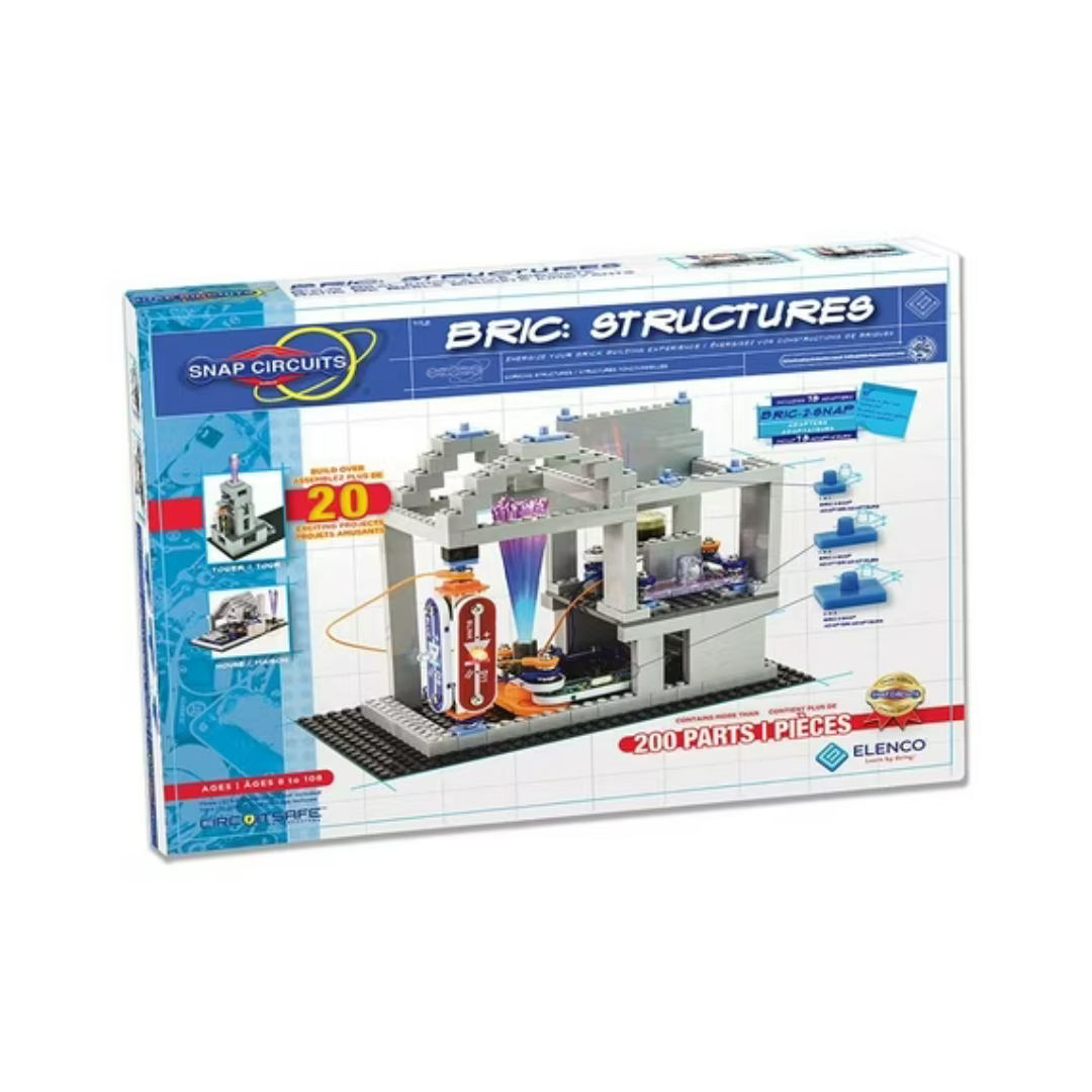 Snap Circuits Structures Brick & Electronics Exploration Kit (140+ BRICs)