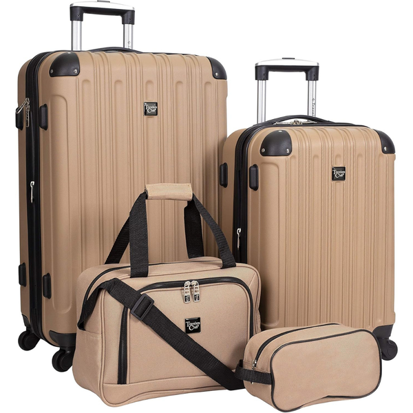 Travelers Club 4-Piece Midtown Hardside Luggage Set