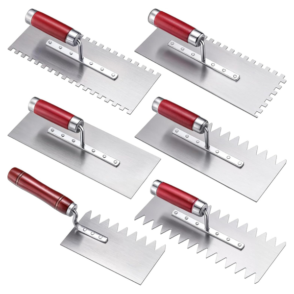 6-Pack Lothee Stainless Steel Tile Tools