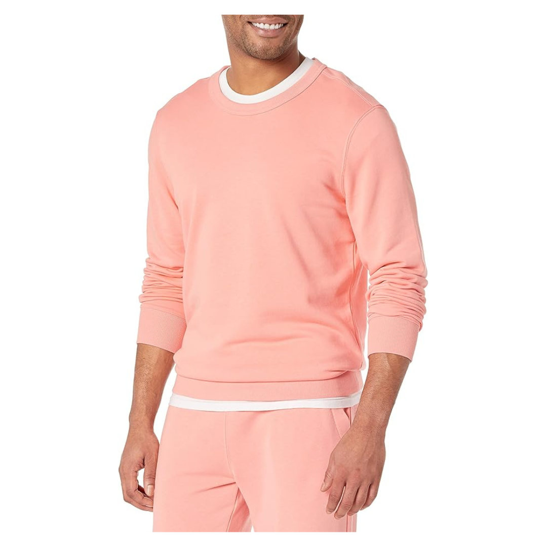 Amazon Essentials Men's French Terry Crewneck Sweatshirt