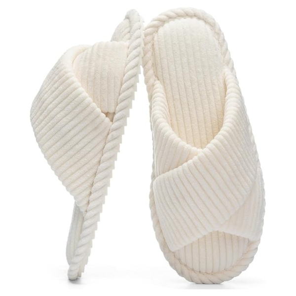 Women's Memory Foam Fuzzy House Slippers