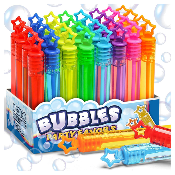 32-Pieces 8 Colors Neon Bubbles Party Favors Gift Box