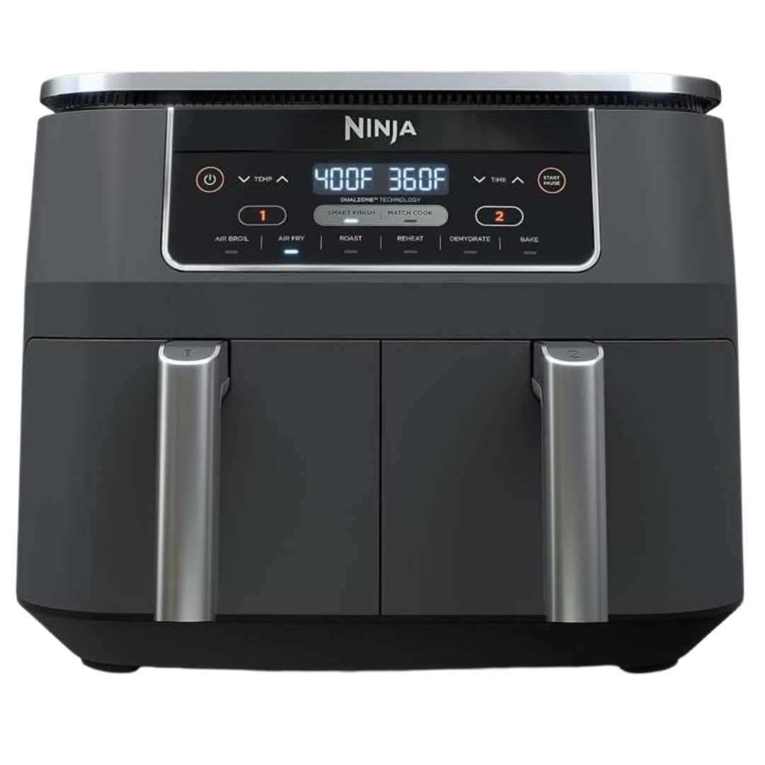 8-Qt Ninja DZ201 Foodi 6-in-1 DualZone 2-Basket Air Fryer