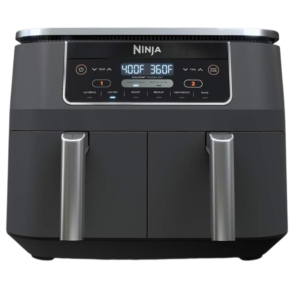 8-Qt Ninja DZ201 Foodi 6-in-1 DualZone 2-Basket Air Fryer