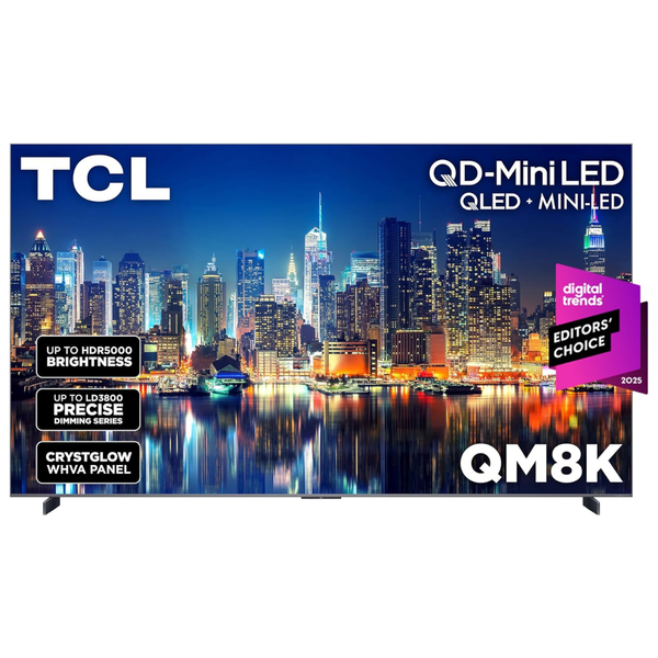 98" TCL QM8K Series 4K Ultra HD Smart QD-Mini LED Google TV