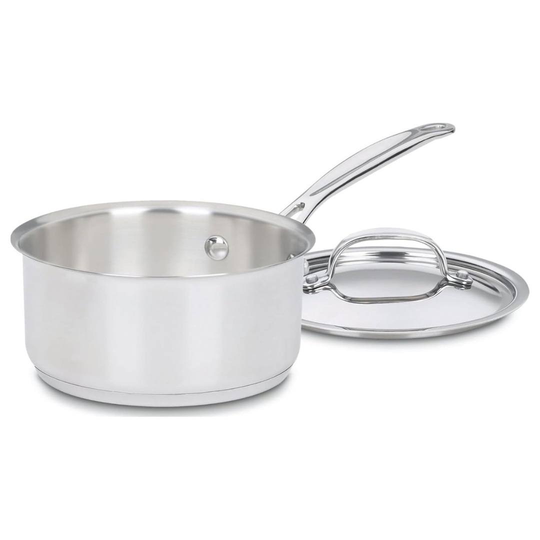 Cuisinart 1.5 Quart Saucepan With Cover (Stainless Steel)