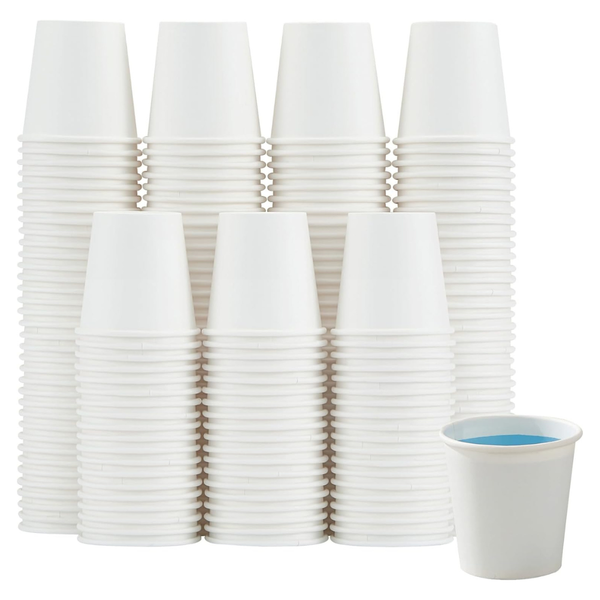 100-Pack Mini Disposable Paper Cups, 3-Oz