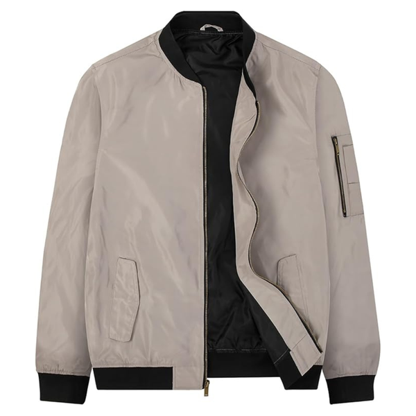 Men's Lightweight Slim Fit Bomber Jacket