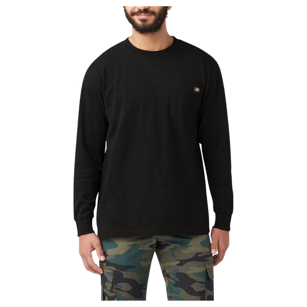Dickies Men's Big And Tall Long Sleeve Crew Neck T-Shirt