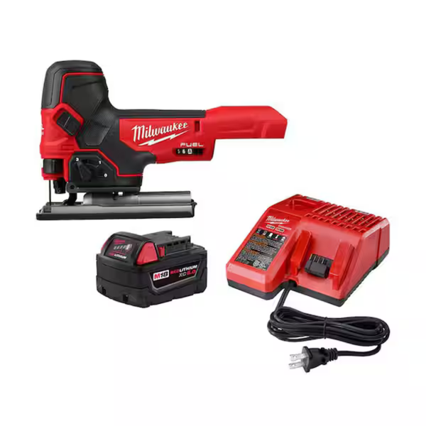 Milwaukee 18V Cordless Barrel Grip Jig Saw W/ Battery Kit