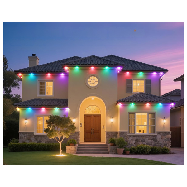 100-Ft All-Weather Permanent RGB LED Outdoor Eave Lights